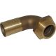 Right Angle Hose Connector Bronze 1-1/2