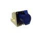 Industrial Socket 16A 220-250VAC 2P+EIP44 Blue