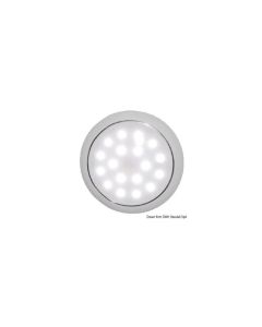 Day/Night LED Ceiling Light Recessless Chromed