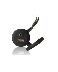 Fusion MS-CBUSB3.5 Panel Mount USB & 3.5mm Auxillay Input Connector