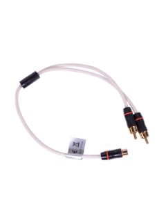Fusion MS-RCAYM RCA Splitter Cable Female to Dual Male - 0.3m (0.9')