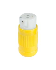 Female Connector, 50A 125V, Yellow