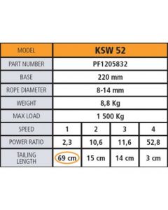 KSW 52 - Speed Winch