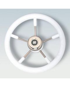 Ultraflex Steering Wheel (350mm / White Soft Grip)