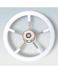 Ultraflex Steering Wheel (350mm / White Firm Grip)