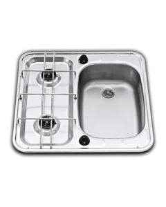 Dometic MO927R 2 Burner Hob with Right Hand Sink 490 x 120 x 460mm