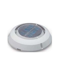 Nicro Solar Minivet 1000 3" Fan Stainless Steel and White (7" OD)