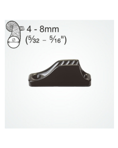 Clamcleat 4-8mm Midi Black Nylon