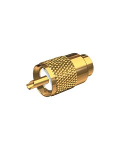 Shakespeare Gold Plated PL259 connector UG175 adapter RG58 cable