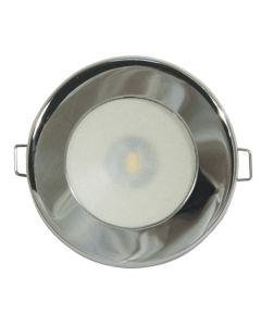 Quick Ted Downlighter Stainless Steel 10-30V 2W Warm LED IP40