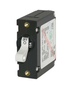 Blue Sea A-Series White Toggle Circuit Breakers 5A - 50A