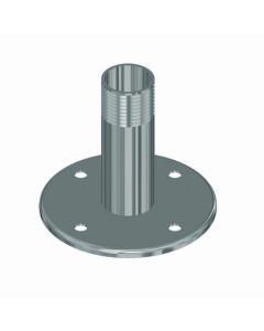 DECK MOUNT BASE 1"- 14 MALE THREADS FOR GPS AND OTHER ANTENNAS SAME THREADS INOX AISI 316