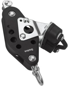 Barton Ball bearing Sheave Fiddle Blocks With Cam Cleat (Racing)