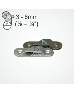 Clamcleat Racing Sail Line Cleat (Port) - Silver 3-6mm