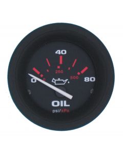 Oil Pressure, 240 - 33 ohm - US Type - 0-80 PSI
