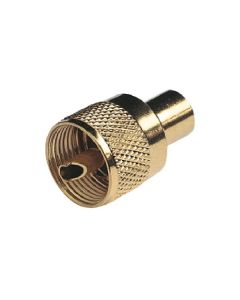 PL259 Connector Gold Plated Twist On ForRG58