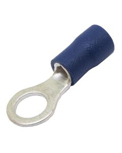 Insulated 5mm Ring Crimp Blue