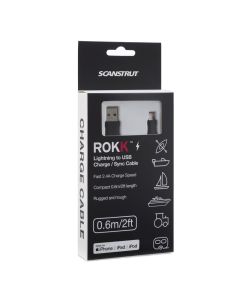 Rokk CBL-LU-600 USB to Apple Lightning Charge & Sync Cable - 0.6m