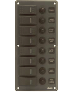 Switch Panels (Sealed Rocker Switches) - 8P Water-resistant with Backlight Modules