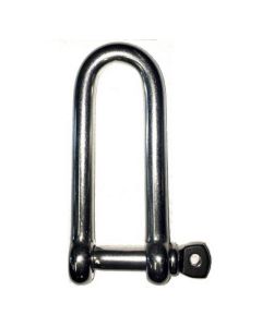 Long D Shackle A4 Stainless Steel