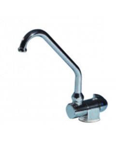 Compact Chromed Brass Cold only faucet (with valve)