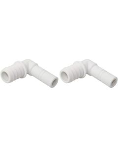 Whale 15mm Stem Elbow to 3/4" Hose Tail Barb (Pack of 2)