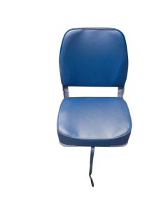 Navy Classic Low Back Folding Seat S/S 316 Fittings