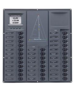 BEP 12v Dc Circuit Breaker Panel 32 Way Cruiser Digital (NC32Y-DCSM)