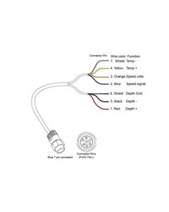Navico 7-Pin Transducer Adapter - Bare Wires