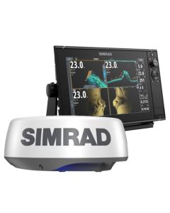 Simrad NSS Evo3S Chartplotter & FishFinder with Halo 20+ Radar Bundle