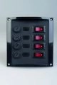 Switch Panel 4-fuses Black