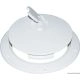 Inspection Hatch Fitted with Cover - White - 265 max external  u00d8 mm