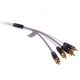 Fusion MS-FRCA25 RCA Interconnect Cable 2 Zone/4 Channel - 7.6m (25')