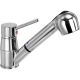 Monobloc Sink Mixer Tap with Pull-Out Shower Chrome