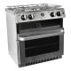 Aqua Chef V4520 2 Burner Hob & Grill & Oven