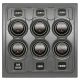 BEP Contour Int 6-Way Switch Panel 1000 Series