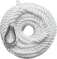 Anchor Warp- 3 strand Polyester white 10mm 30m