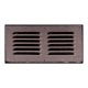 SS louvered vent 228x127mm AISI 316