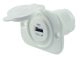 IP66 Waterproof Single USB Socket - White