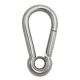 Carabiner Snap Hook with Eye A4 Stainless Steel