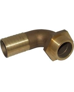 Right Angle Hose Connector Bronze BSP To Hose