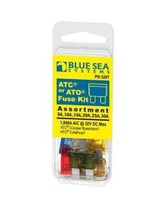Blue Sea Fuse Kit ATO/ATC 5/10/15/20/25/30A (Pk.6)